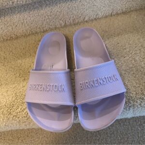 BIRKENSTOCK Women’s Slippers  Sandals Barbados Eva Shoe Purple Fog- Size 5 -EUC